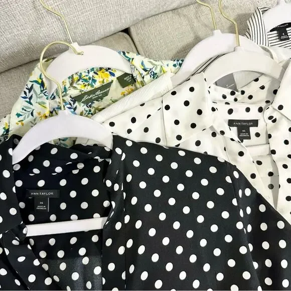 Women’s Blouses, Ann Taylor, Eddie Bauer bundle of 6 - Picture 4 of 4